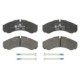 Set placute frana fata ATE cu suruburi de ghidare etrier, IVECO DAILY II, DAILY III, RVI MASCOTT 2.3D-3.0D 01.89-12.10