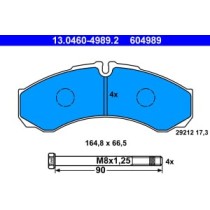 Set placute frana,frana disc ATE