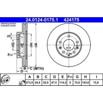 Disc frana ATE