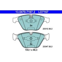 Set placute frana,frana disc ATE