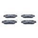 Set placute frana spate ATE pentru MAZDA CX-3, CX-5 1.5D-2.5, inaltime 42.9 mm, latime 104.5 mm, grosime 14.5 mm