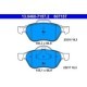 Set placute frana fata ATE pentru RENAULT LAGUNA II 1.6-2.0, dimensiuni 68.9 mm x 155.1 mm x 18.3 mm