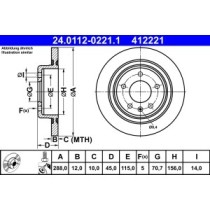 Disc frana ATE