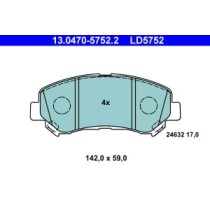 Set placute frana,frana disc ATE