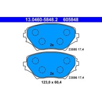 Set placute frana,frana disc ATE