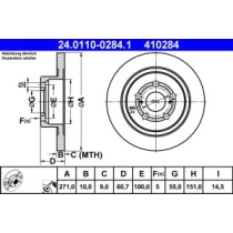 Disc frana ATE