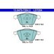 Set placute frana ceramica fata ATE pentru VOLVO C70 II, S40 II, V40, V50; FORD FOCUS II; MAZDA 3; OPEL VECTRA C; SAAB 9-3, 9-3X