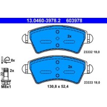 Set placute frana,frana disc ATE