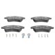 Set placute frana fata cu suplimente si suruburi de ghidare etrier pentru CITROEN XSARA, PEUGEOT 206, 306, 306/HATCHBACK