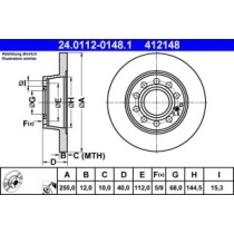 Disc frana ATE