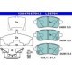 Set placute frana fata ceramica ATE pentru DAIHATSU MATERIA, SIRION; MAZDA 2; SUBARU JUSTY IV; SUZUKI BALENO, SWIFT IV, V 1.0-1.6D