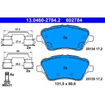 Set placute frana,frana disc ATE