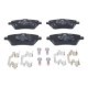 Set placute frana fata ATE cu suplimente si suruburi de ghidare etrier, compatibile cu FORD B-MAX, FIESTA, TOURNEO COURIER