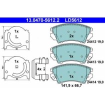 Set placute frana,frana disc ATE