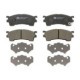 Set placute frana fata ATE pentru FORD USA PROBE II, MAZDA 323 F V, 323 F VI, 323 S VI, 626 IV, 626 V, MX-6, PREMACY, XEDOS 6 1.6-2.5 08.91-03.05