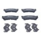 Set placute frana fata ATE pentru FORD USA PROBE II, MAZDA 323 F V, 323 F VI, 323 S VI, 626 IV, 626 V, MX-6, PREMACY, XEDOS 6 1.6-2.5 08.91-03.05