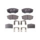 Set placute frana fata ATE cu tampon de amortizare pentru HYUNDAI IX20, SONATA VI, KIA SOUL II 1.4-2.4 06.09-07.19