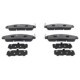 Set placute frana fata ATE pentru NISSAN NAVARA NP300, RENAULT ALASKAN 2.3D/2.5D, Inaltime 54.1 mm, Latime 165.6 mm, Grosime 17.0 mm