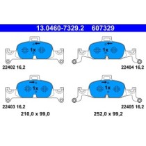 Set placute frana,frana disc ATE