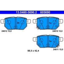 Set placute frana,frana disc ATE