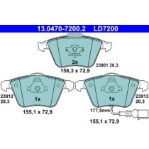 Set placute frana,frana disc ATE