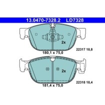 Set placute frana,frana disc ATE