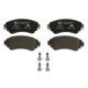 Set placute frana fata ATE pentru CITROEN C4 II, DS4 1.2/1.4/1.6D 11.09, dimensiuni: 53.0 mm inaltime, 129.0 mm latime, 18.6 mm grosime