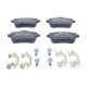 Set placute frana Spate ATE cu suplimente si suruburi de ghidare pentru MERCEDES S (A217, C217, W222, V222, X222), SL (R231)