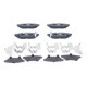 Set placute frana Spate ATE pentru SUBARU BRZ, FORESTER, IMPREZA, LEGACY IV, LEGACY V, OUTBACK, XV, TOYOTA GT 86 1.5-3.6 09.03