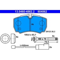 Set placute frana,frana disc ATE