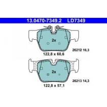 Set placute frana,frana disc ATE