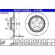 Disc frana ATE Spate Dreapta/Stanga MAZDA 5 1.6D-2.3 02.05 302.0 mm exterior 153.0 mm interior 40.8 mm inaltime 11.0 mm grosime 5 gauri