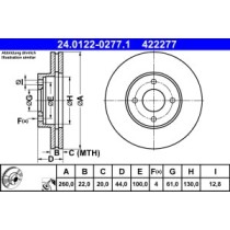 Disc frana ATE