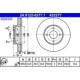 Disc frana ATE Fata Dreapta/Stanga NISSAN MICRA IV, NOTE 1.2/1.5D 05.10, Diametru exterior 260 mm, Grosime 22 mm