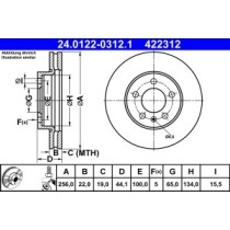 Disc frana ATE