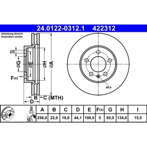 Disc frana ATE