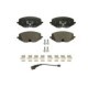 Set placute frana fata ATE cu suruburi de ghidare etrier, potrivire AUDI A3, CUPRA LEON, SKODA OCTAVIA IV, VW CADDY V, dimensiuni 63.5mm x 148.0mm x 18.4mm