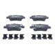 Set placute frana spate ATE pentru TOYOTA AVENSIS 1.6-2.2D 11.08-10.18, inaltime 49.8 mm, latime 108.8 mm, grosime 16.8 mm