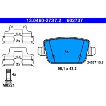 Set placute frana,frana disc ATE