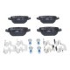 Set placute frana spate ATE cu suplimente si suruburi etrier pentru VOLVO S80 II, V70 III, XC70 II, LAND ROVER FREELANDER 2