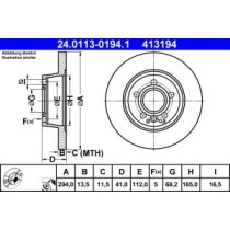 Disc frana ATE