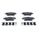 Set placute frana spate ATE cu suplimente si suruburi de ghidare etrier HONDA CR-V II III IV 1.6D-2.4 09.01, Inaltime 42.2 mm, Latime 108.8 mm, Grosime 16.9 mm