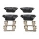 Set placute frana Spate ATE pentru CHRYSLER 300C LANCIA THEMA 2.7-6.4 09.04 dimensiuni 57.5mm x 101.2mm grosime 17.9mm