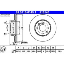 Disc frana ATE