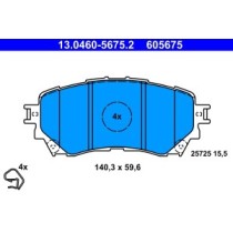 Set placute frana,frana disc ATE