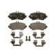 Set placute frana fata ATE pentru MERCEDES A (W168) 1.4-1.9 07.97-08.04 cu suruburi etrier 57.1mm x 116.5mm x 17.0mm