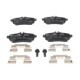 Set placute frana fata ATE pentru MERCEDES A (W168) 1.4-1.9 07.97-08.04 cu suruburi etrier 57.1mm x 116.5mm x 17.0mm