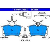 Set placute frana,frana disc ATE