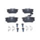 Set placute frana Spate ATE cu suplimente si suruburi de ghidare pentru FORD GALAXY I, SEAT ALHAMBRA, VW SHARAN 1.8-2.8 03.95-03.10