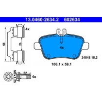 Set placute frana,frana disc ATE